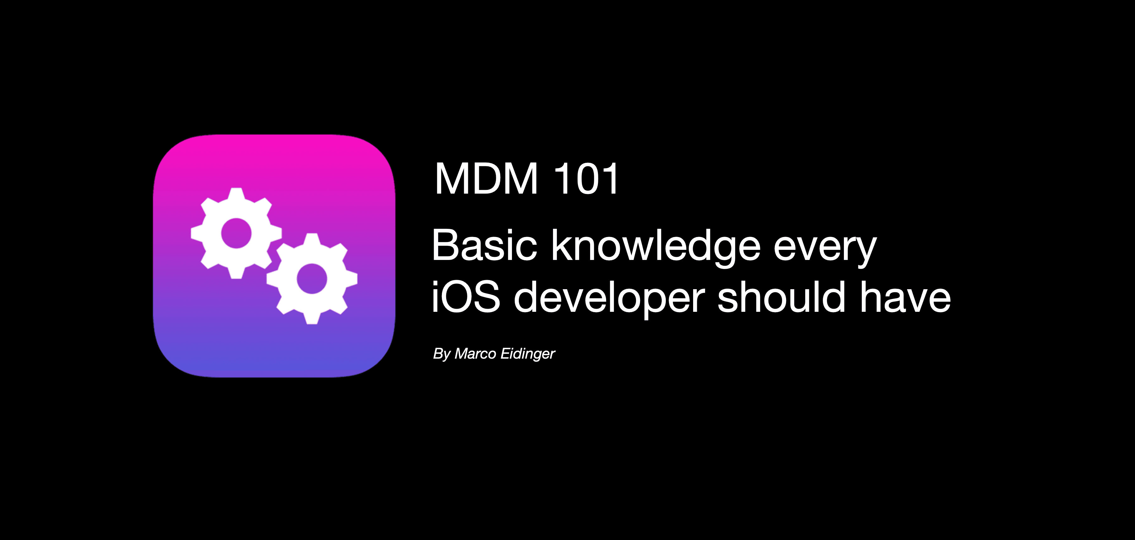 Mobile Device Management Settings 101