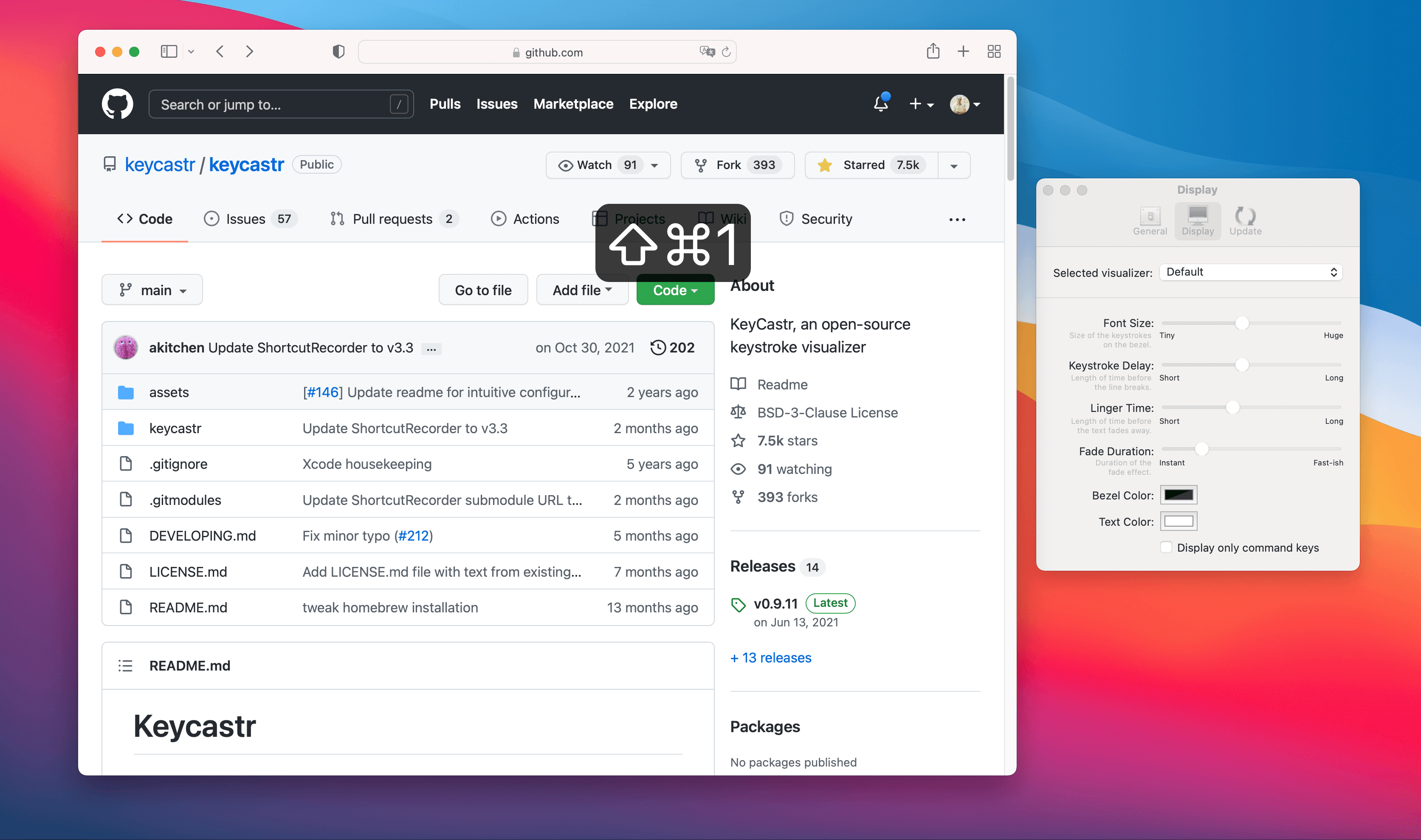 Visualize your keystrokes on screenshots or videos