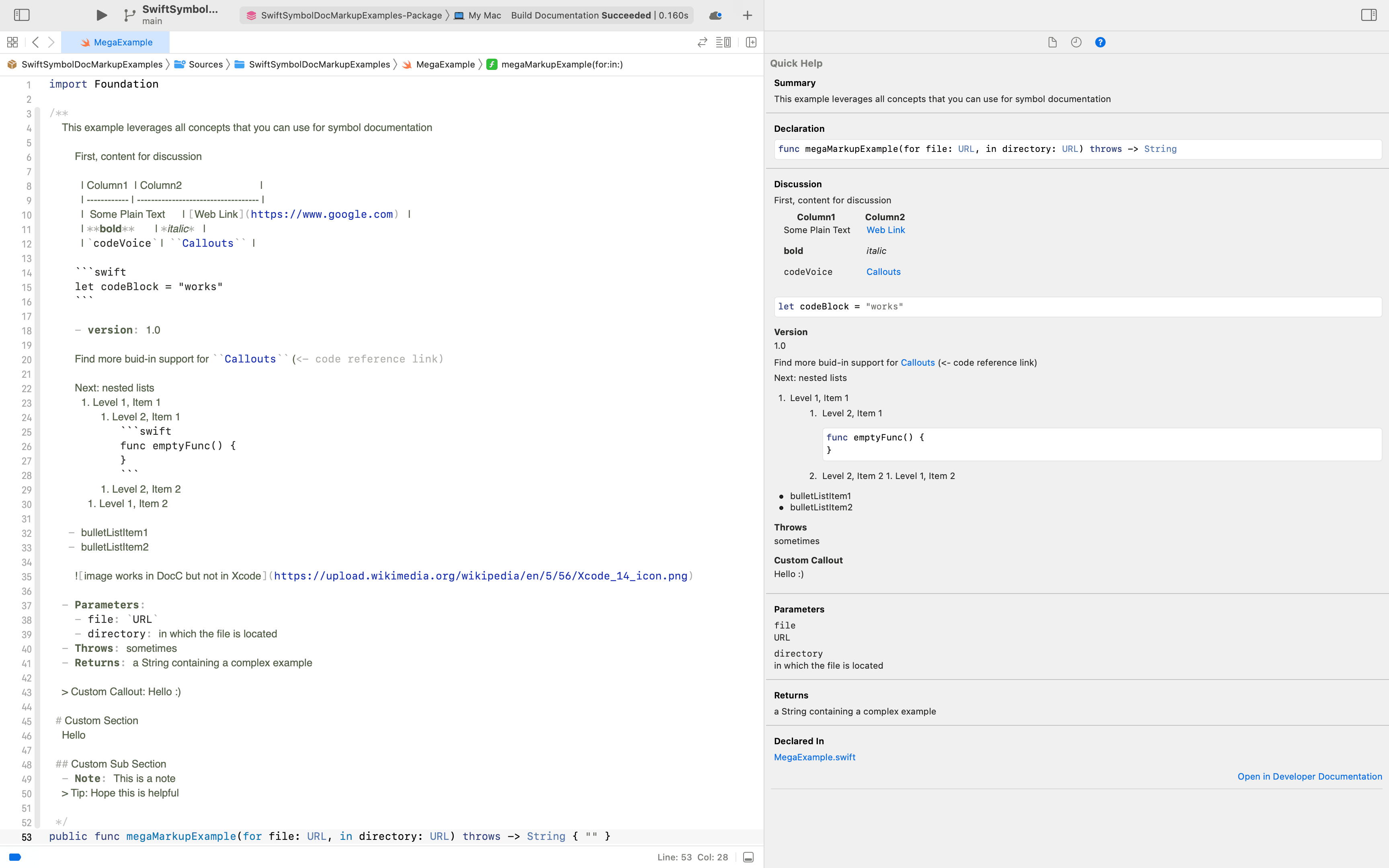The visual reference guide for documenting your Swift code